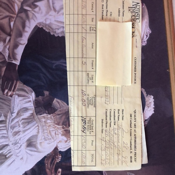 Artistic Impressions Inc. framed canvas art. Four generations of women. - Picture 6 of 6